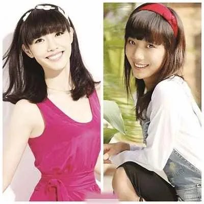 王珞丹和白百合图片对比  合影图片真的很像