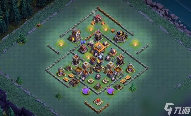 部落冲突7本最强布阵