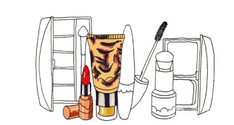 卡通画——化妆品套装的绘画技巧