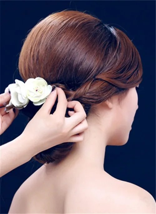 韩式新娘盘发步骤图解 2017韩式新娘发型解析