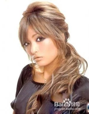 韩式头顶蓬松发型扎法图解