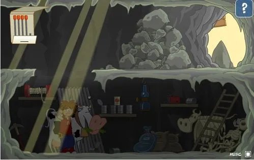 逃出山洞小游戏攻略