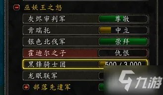 《魔兽世界》黑锋骑士团声望怎么开 黑锋骑士团声望开启攻略