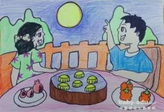 中秋节画报简单又漂亮