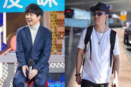 潘粤明曝中学文章青涩照抢眼 候场无聊发自拍超帅