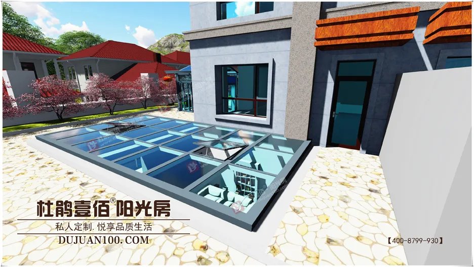 你的下沉小院阳光房里面藏着”小心机”（顺义丽樽封下沉小院阳光房设计图及案例分享）