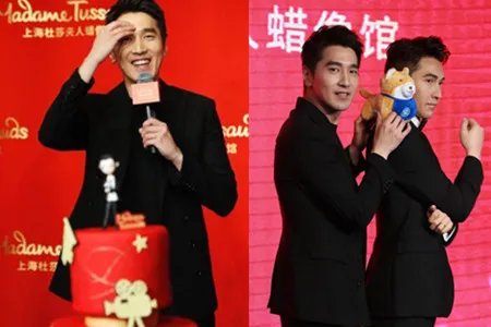 赵又廷蜡像正式入驻上海杜莎夫人蜡像馆  现场感谢粉丝一路支持