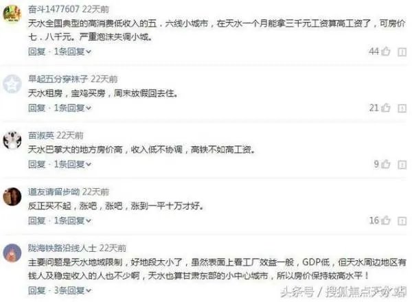 天水房价为什么那么高