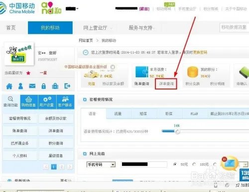 中国移动话费查询清单_中国移动话费详单查询