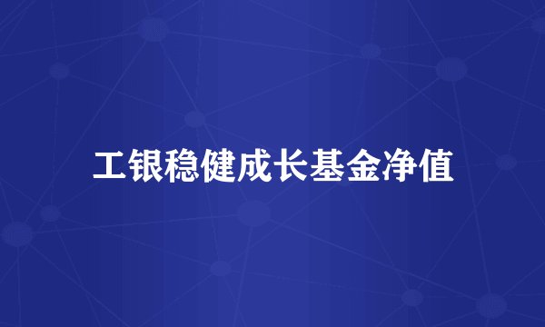 工银稳健成长基金净值