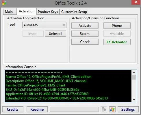 怎样用Microsoft Toolkit 2.4.1 激活office2013 我按照网上做的不行啊