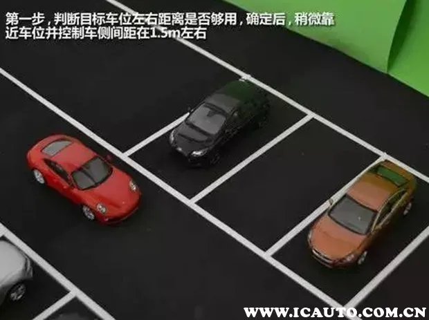 三种倒车入库技巧图解，3招简单倒车入库