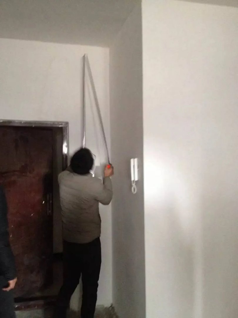 齐家公益验房量房走进哈西阳光家园小区