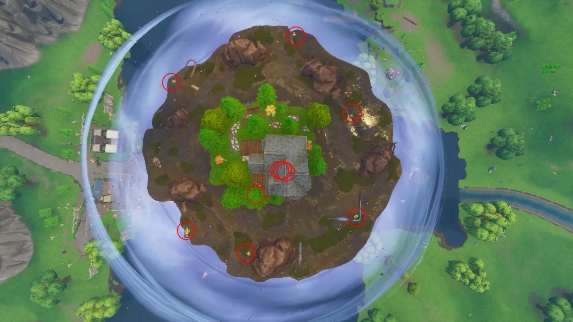 《堡垒之夜》空中小岛资源打法介绍