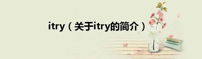 itry（关于itry的简介）