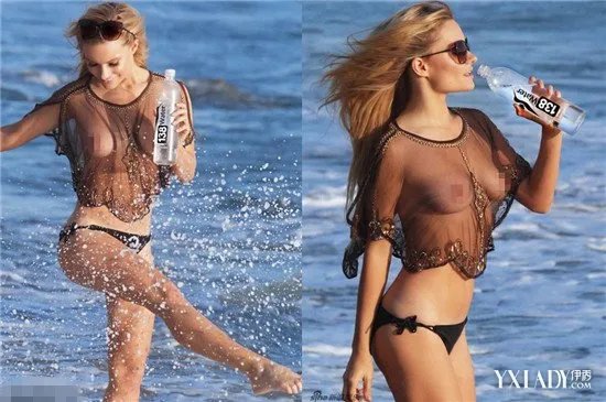 【组嫩模凯特琳-奥康纳透明薄纱现双乳胸部下垂多做两个动作