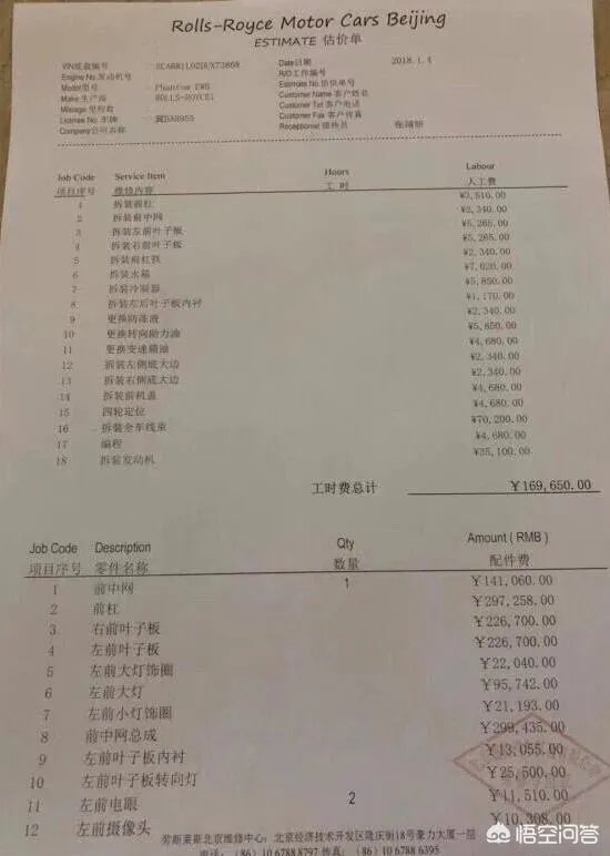 江西一SUV撞上劳斯莱斯,关于这种豪车车祸你觉得应该怎么赔?