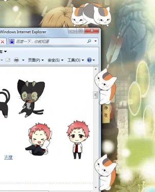 求夏目友人帐的电脑主题，XP的~~~