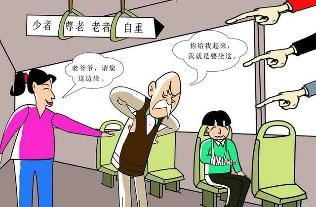 上海青年排队时起争执，因老人先骂人扇老太耳光，你怎么看？