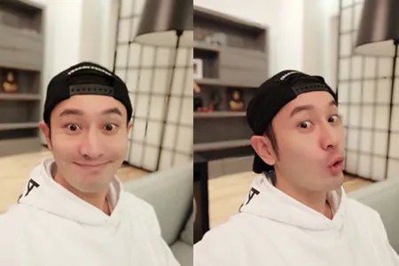 曝黄晓明公司内部 秀18岁青涩照片帅气依旧