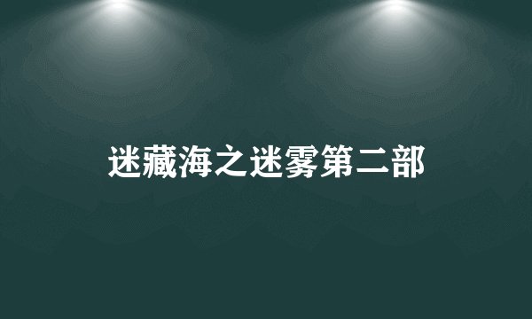 迷藏海之迷雾第二部