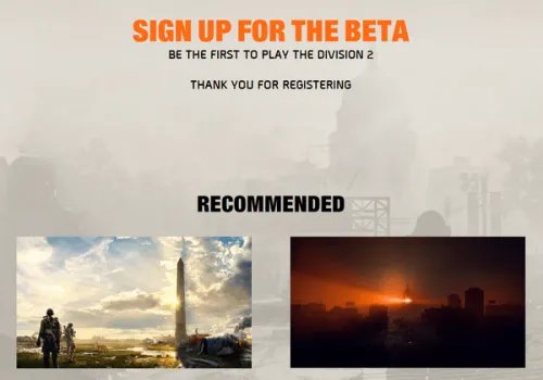 全境封锁2beta测试申请地址步骤