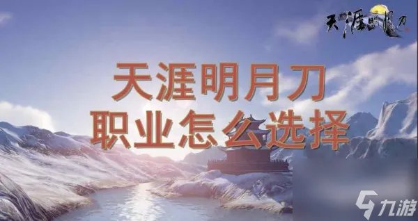 天涯明月刀职业选择攻略