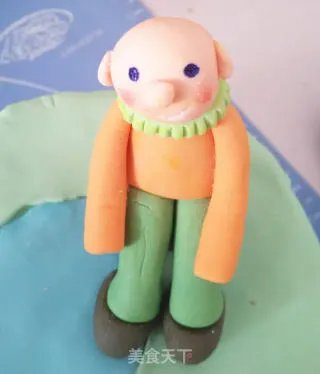 休闲假日翻糖蛋糕