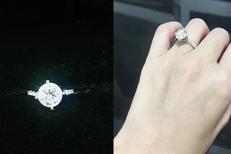 叶璇晒钻戒被粉丝围观 清晨发文称在花香中醒来