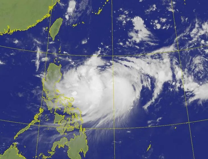 九号台风最新路径实时发布系统云图 台风美莎克高清卫星云图更新