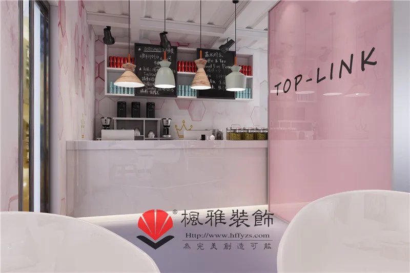 合肥健身工作室装修,粉色系INS风健身房设计效果图