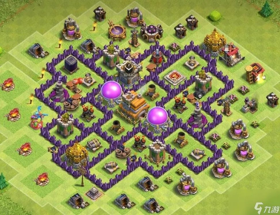 部落冲突7本最强布阵