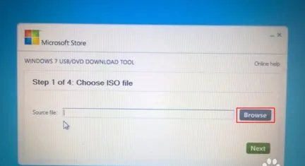 用Windows7-USB-DVD-tool做系统 出现这个是什么问题？