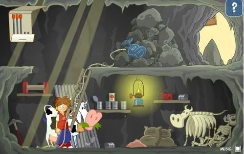 逃出山洞小游戏攻略