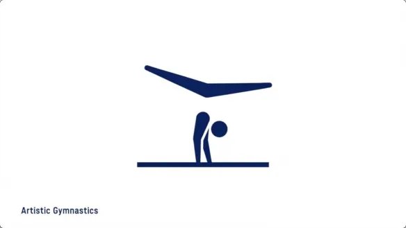 东京奥运会首次使用动态图标 设计精巧呈现运动之美！