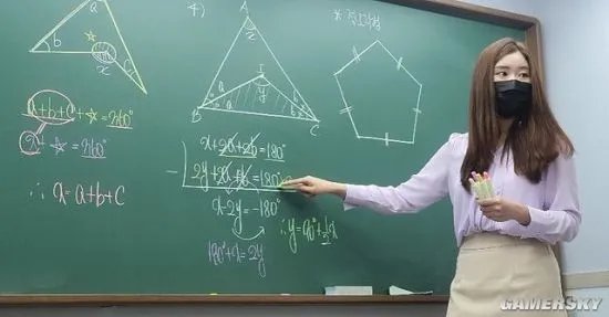 韩国女数学老师走红 网友：老师我想学数学