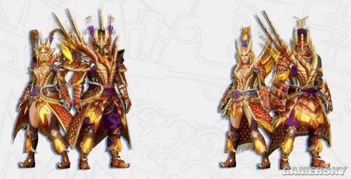 怪物猎人OL套装外形点评 玩的就是拉风