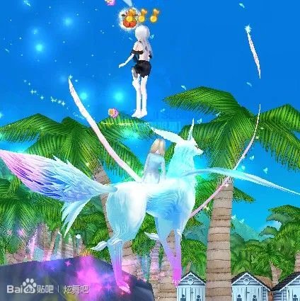 QQ炫舞天山银狐坐骑效果展示 超炫坐骑来袭