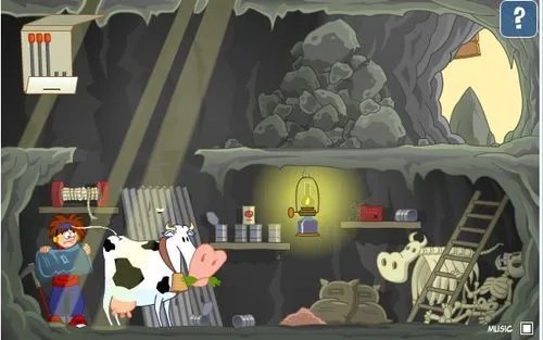 逃出山洞小游戏攻略