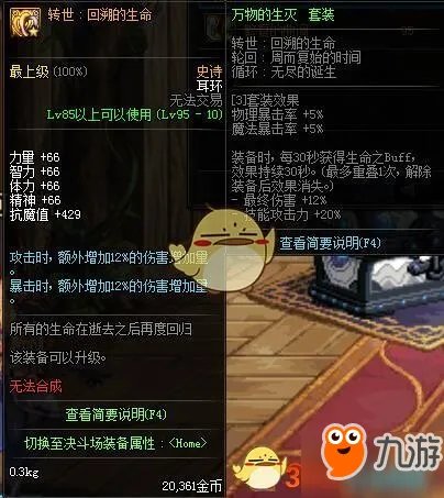 《DNF》95特殊装备是什么 特殊装备图文详解一览