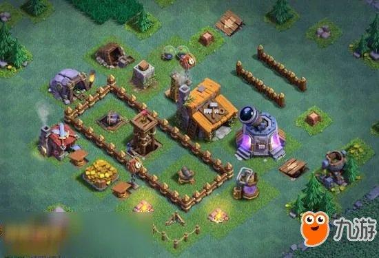 《部落冲突》建筑大师第二大本营阵型详解