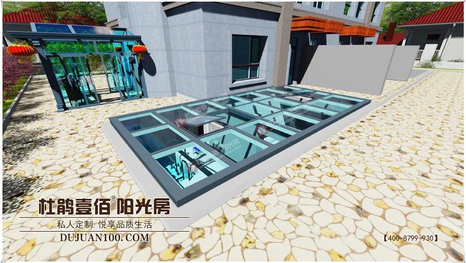 你的下沉小院阳光房里面藏着”小心机”（顺义丽樽封下沉小院阳光房设计图及案例分享）