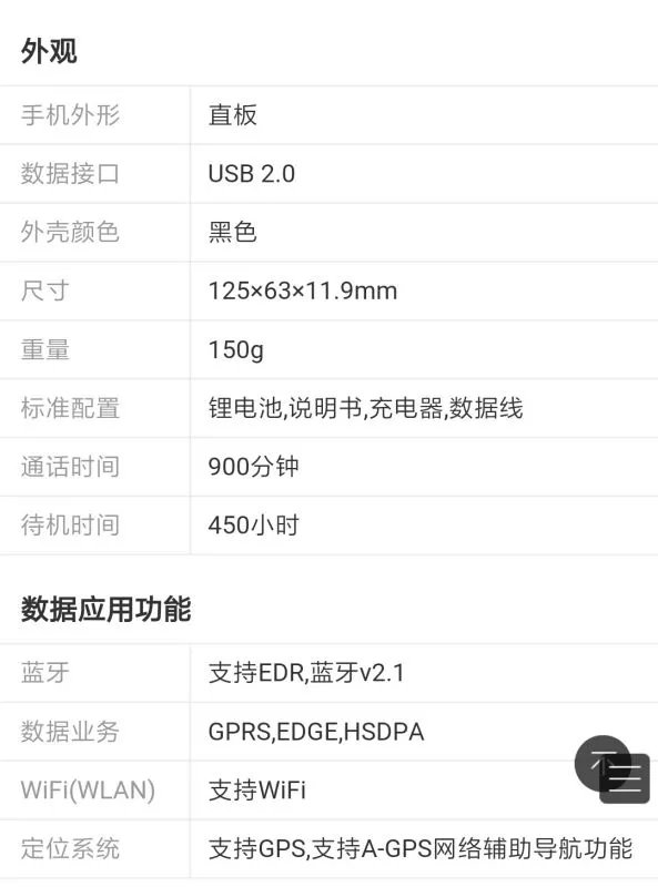小米1S手机的参数配置是什么？