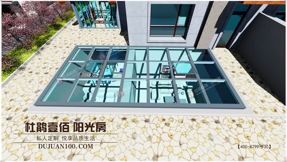 你的下沉小院阳光房里面藏着”小心机”（顺义丽樽封下沉小院阳光房设计图及案例分享）