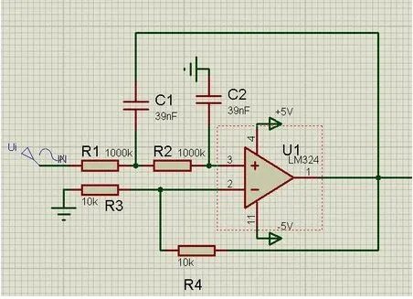 低通滤波器带外衰减不少于40dB/十倍频程怎么设计;
