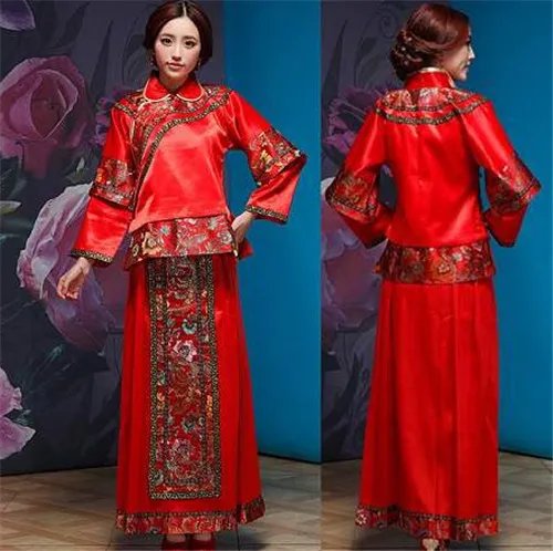 红色婚纱图片欣赏 红色婚纱赋予婚礼的意义