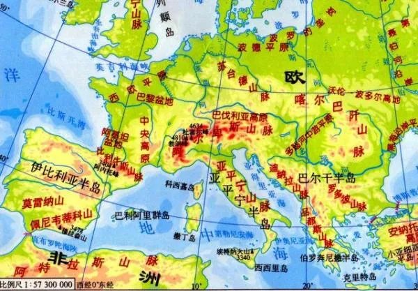 欧洲地图高清版大图