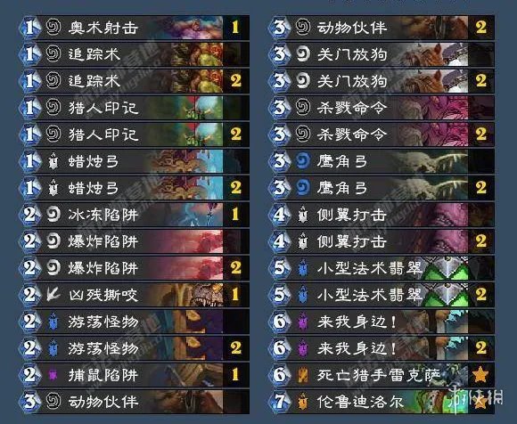 《炉石传说》法术猎卡组构筑 法术猎打法思路分享