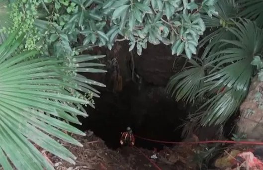 男子坠入深坑生还,男子是如何坠入生坑的?