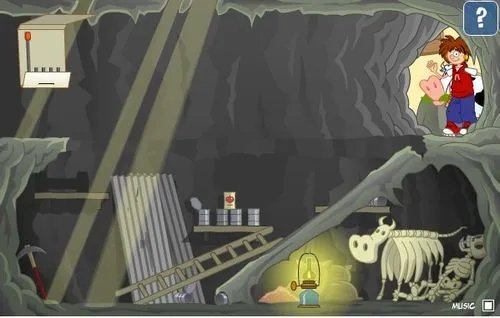 逃出山洞小游戏攻略